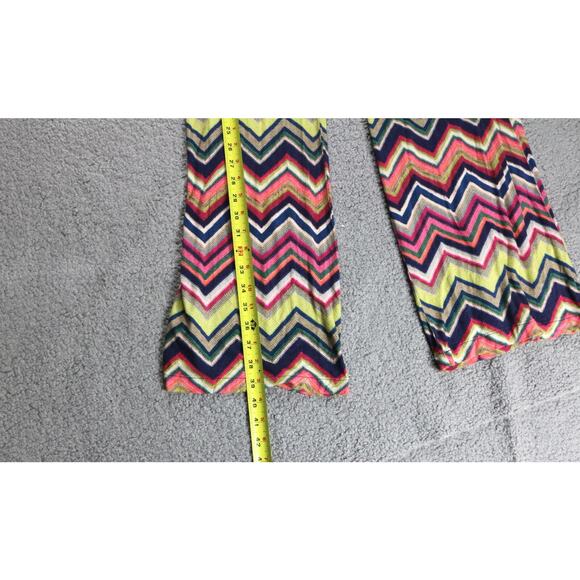 Vilagallo Womens Pants 40 Chevron Print Multicolor Zigzag Print Hippie Portugal - Picture 5 of 5